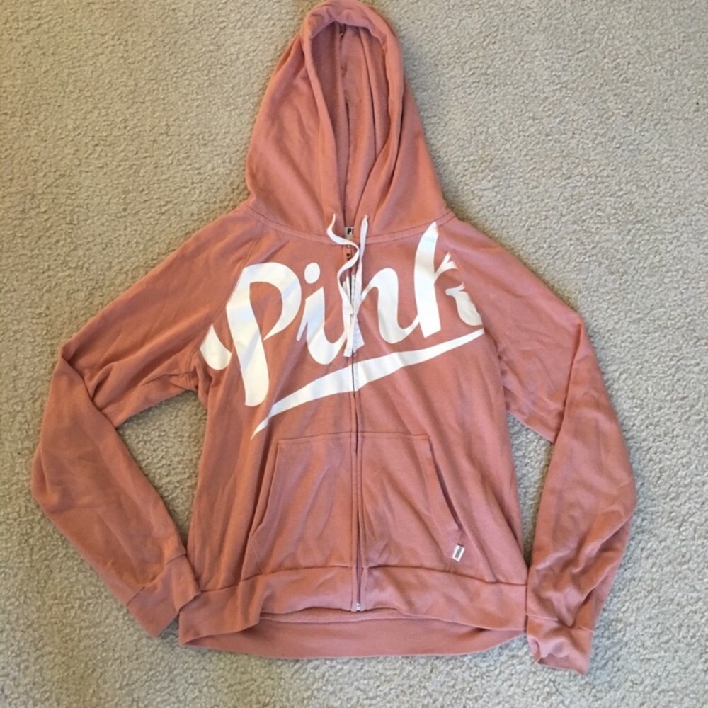 PINK zip up hoodie
